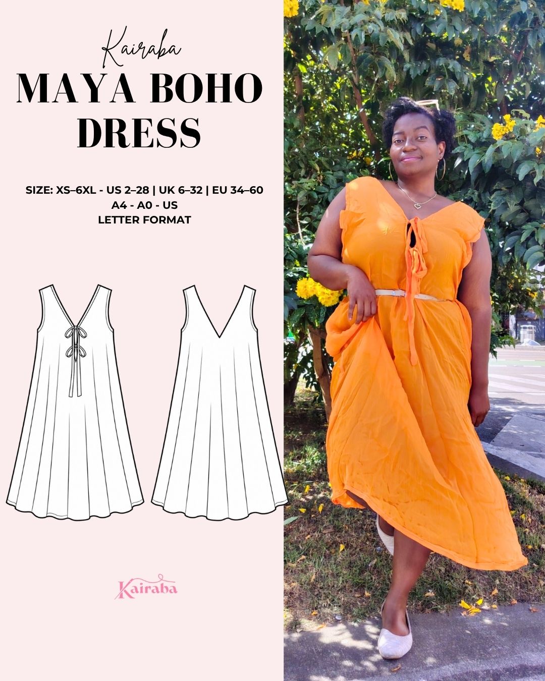 Maya Boho Dress Pattern