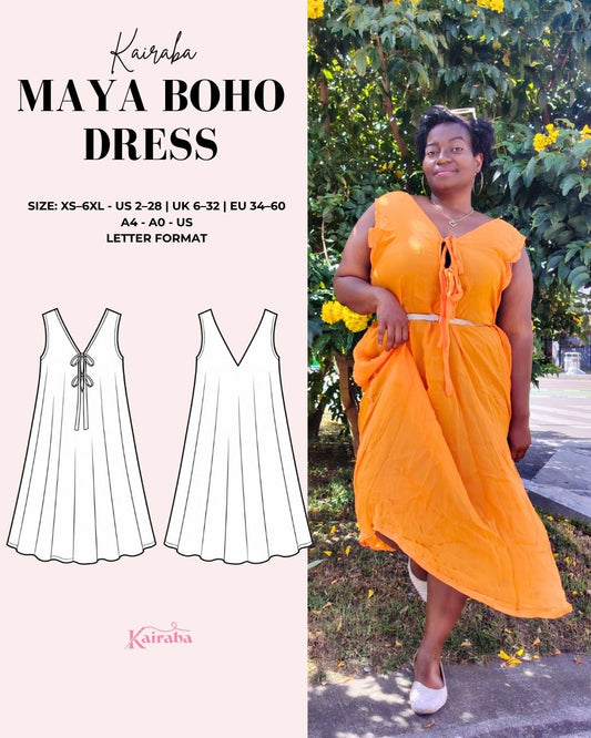 Maya Boho Dress Pattern
