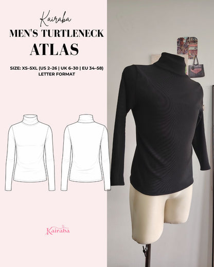 Men's Turtleneck Sewing Pattern Atlas