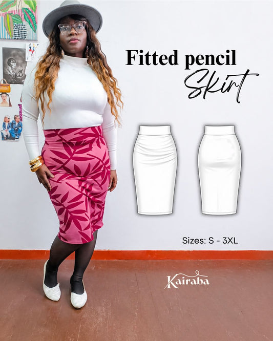 Pencil Skirt PDF Sewing Pattern