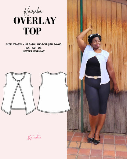 Immy Overlay Top Sewing Pattern
