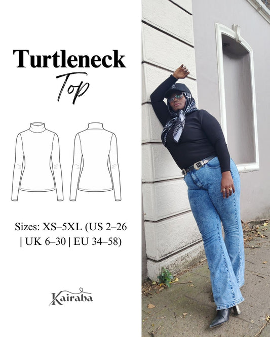 Turtleneck Top Sewing Pattern