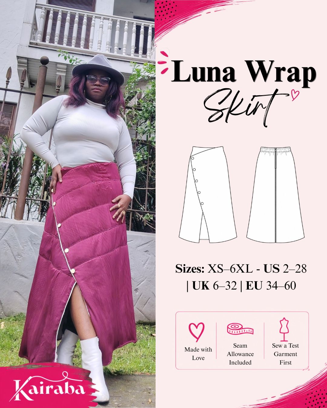 Luna Wrap Skirt